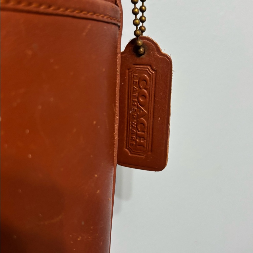 Coach Tan Leather Crossbody Bag - Picture 4 of 8